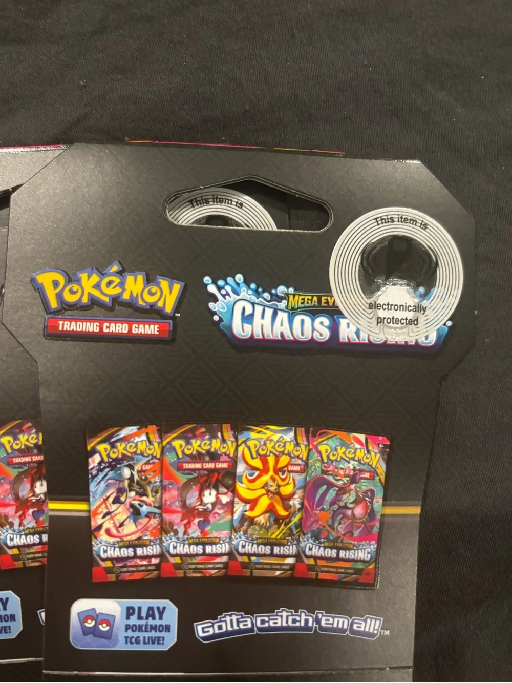 Pokémon Chaos Rising Sealed Booster Pack Lot x4 | SV TCG New Unopened - Picture 8 of 8